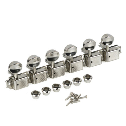 6-in-line 6r Vintage Guitar Tuning Pegs Key Machine Heads For Strat Tele Guitar