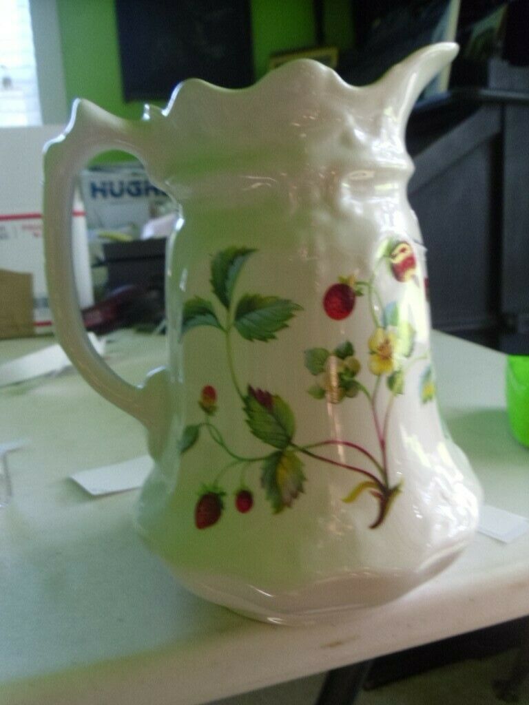 Old Foley Pitcher James Kent Made In England 7 1/2" T X 3 1/2" W At Top