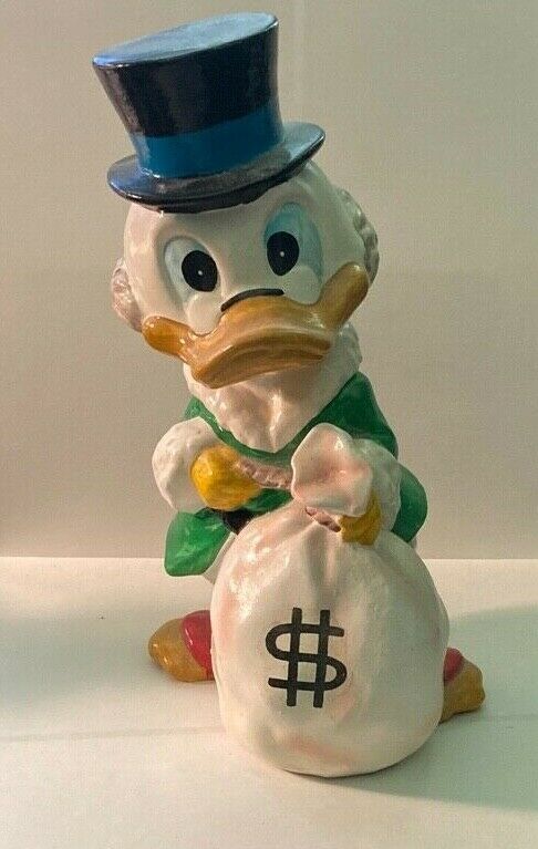Disney's  Scrooge Mcduck Ceramic Bank