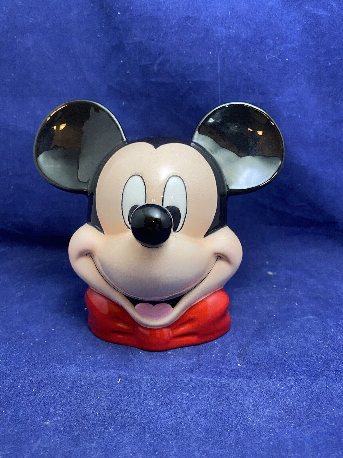 Disney Mickey Mouse Head Ceramic Piggy Bank