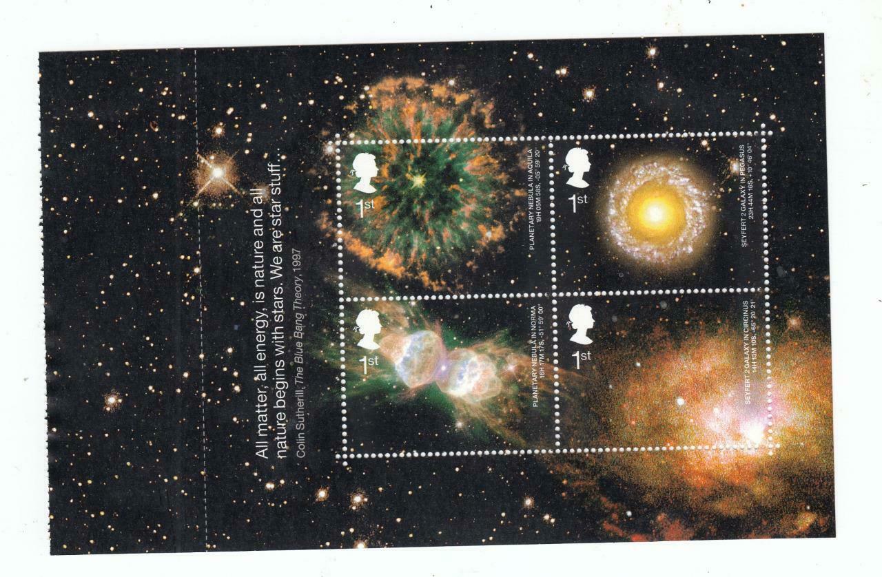 Gb Across The Universe The Big Bang Theory Mnh Booklet Pane/sheet Po Fresh