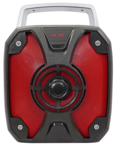 Rockville Rockbox 6.5" 100w Rechargeable Bluetooth Rugged Jobsite Speaker Usb/sd