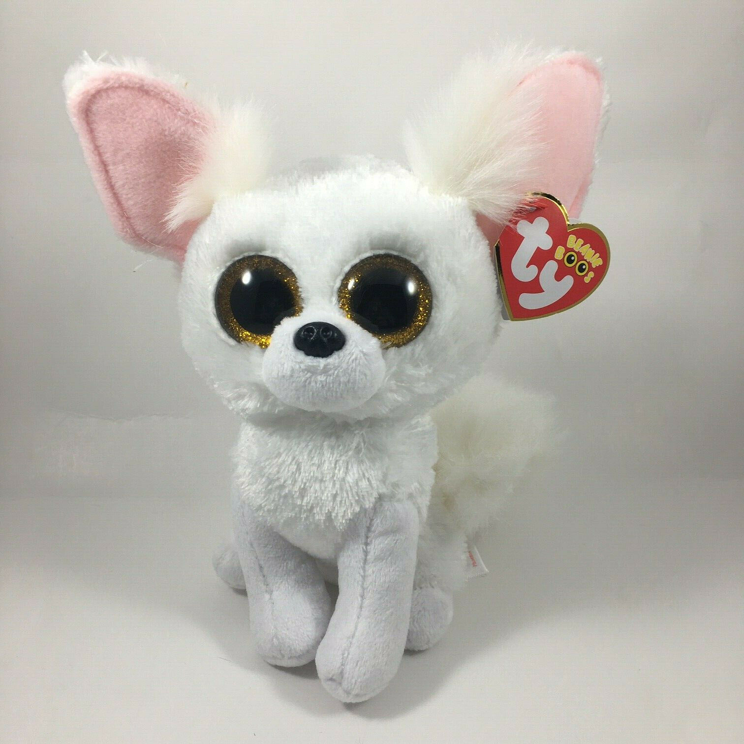 2020 Ty Beanie Boos 6" Phoenix White Fennec Fox Stuffed Animal Toy Plush Mwmts