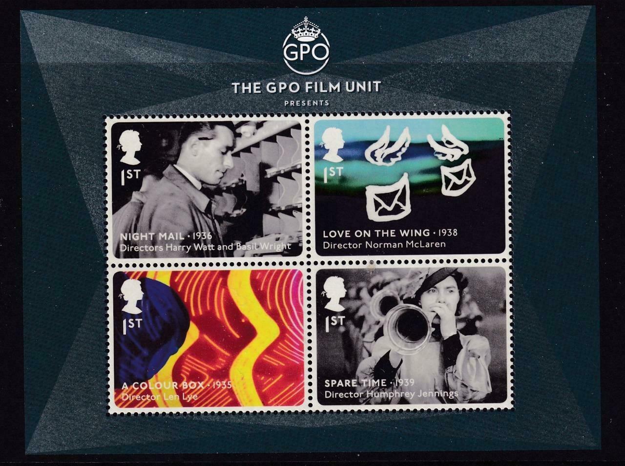 Gb The Gpo Film Unit Vf-mnh S/sheet Post Office Fresh