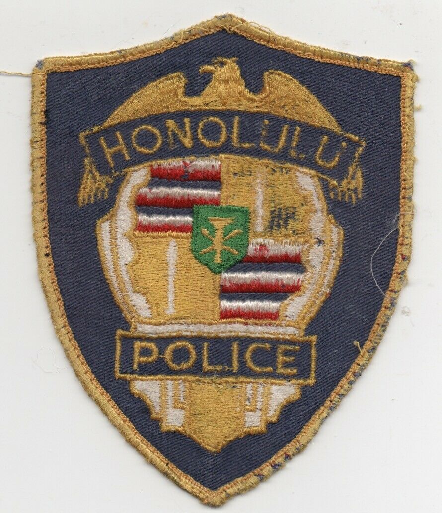 Vintage Obsolete Honolulu Hawaii Police Patch