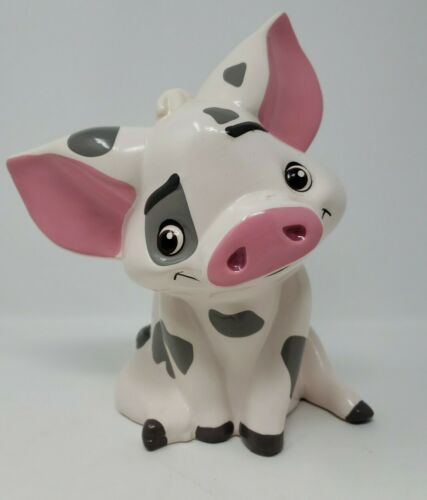 Disney Moana Pua Pig Pixar Piggy Bank Ceramic / Licensed