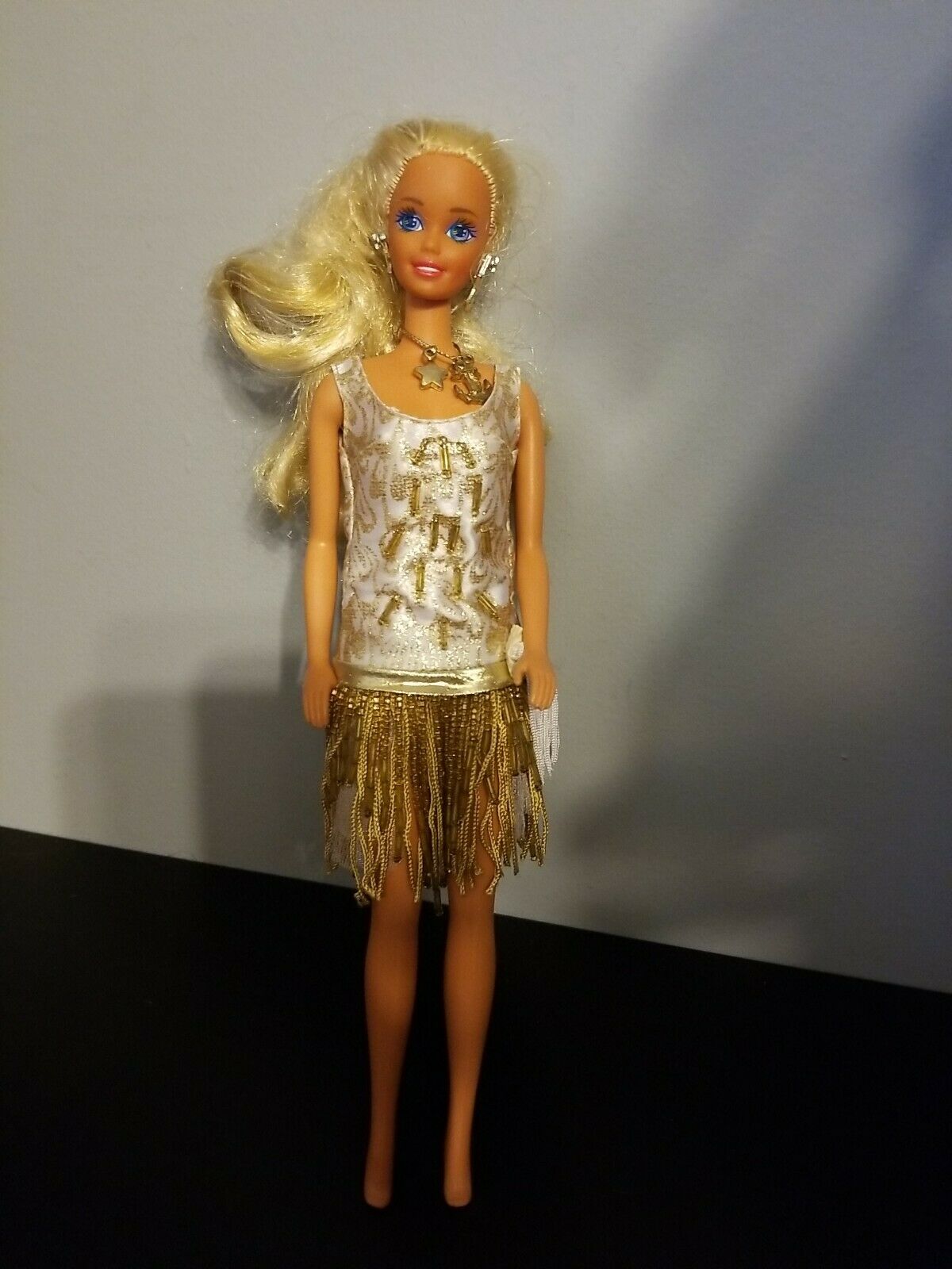 Sun Sensation Barbie Doll #1390 Mattel 1991 Gold Dazzling Jewelry