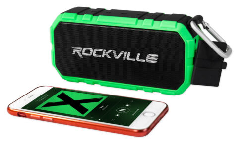 Rockville Rpb24 Portable Bluetooth Speaker W/4000mah Powerbank+30 Hour Battery