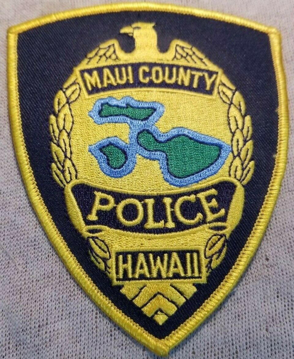 Hi Maui County Hawaii Police Patch