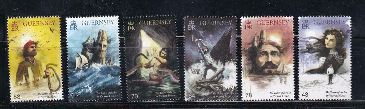 Gb Guernsey Vf-mnh The Toilers Of The Sea Post Office Fresh
