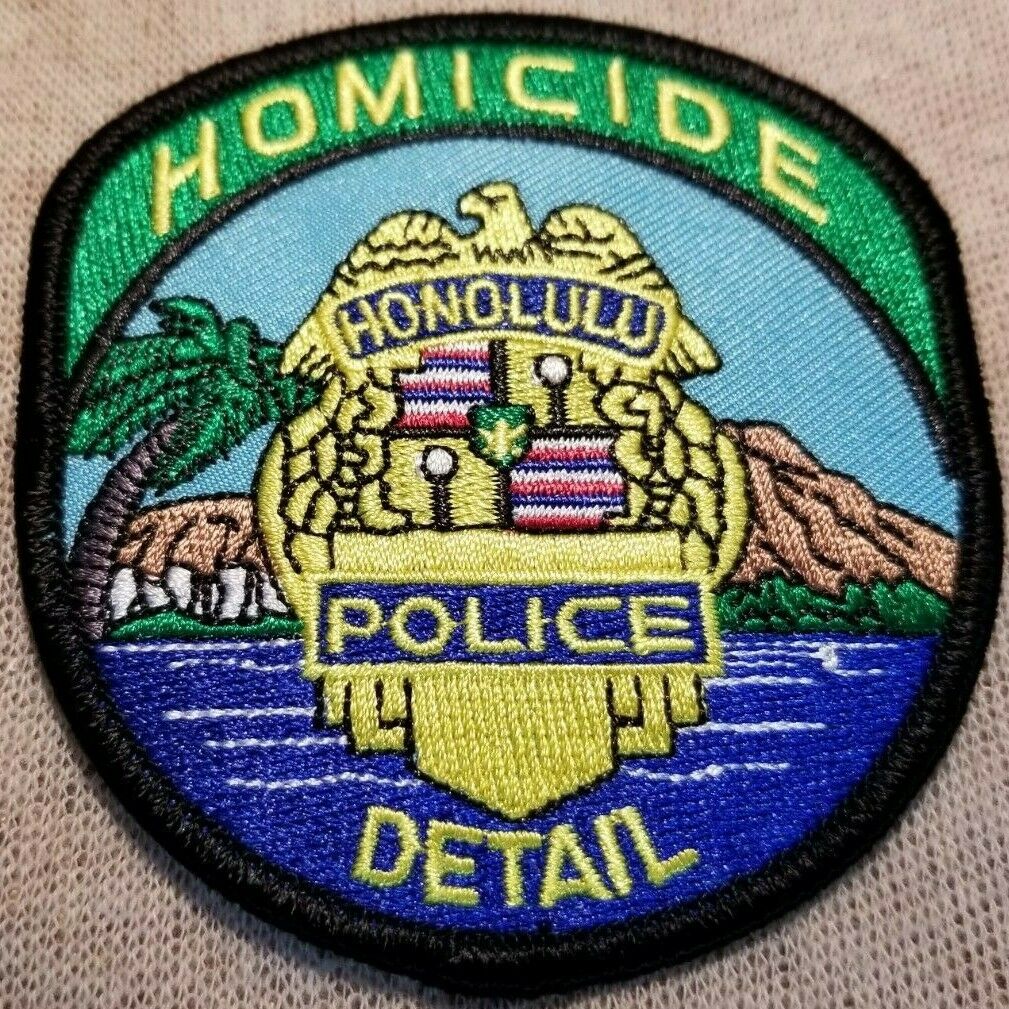 Hi Honolulu Hawaii Homicide Detail Police Patch (3in)