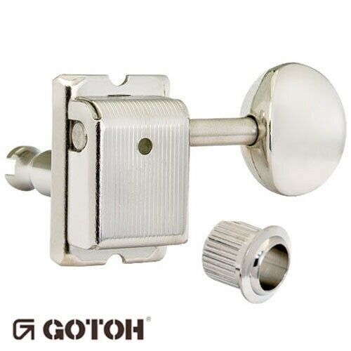 New Gotoh Sd91-05m Staggered Post Vintage Tuners For Fender Strat/tele - Nickel
