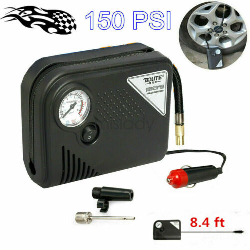 Tire Inflator Car Air Pump Compressor Electric Portable Auto 12v Volt 150 Psi