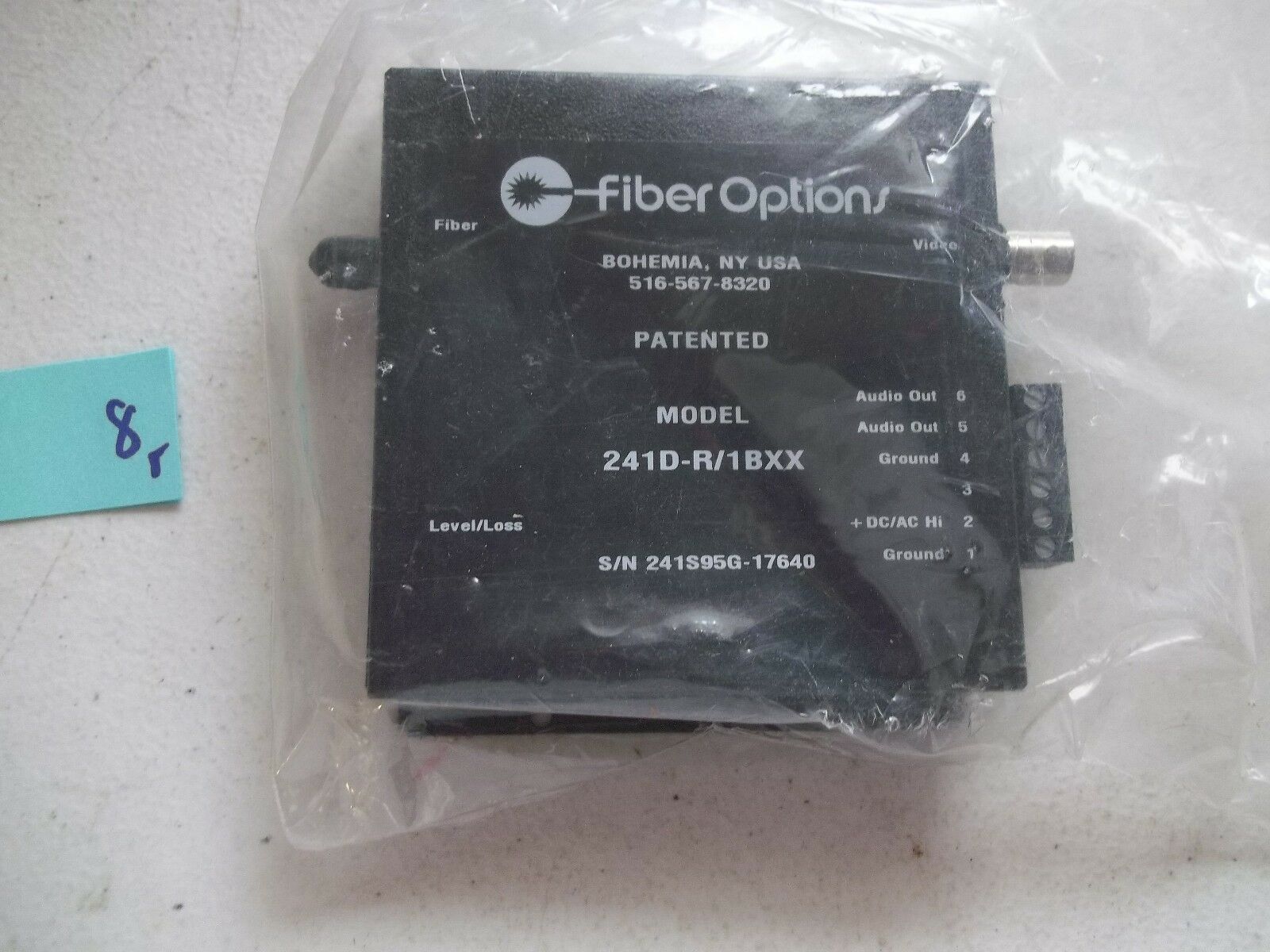 New No Box Fiber Options 241d/1bxx (149-1)
