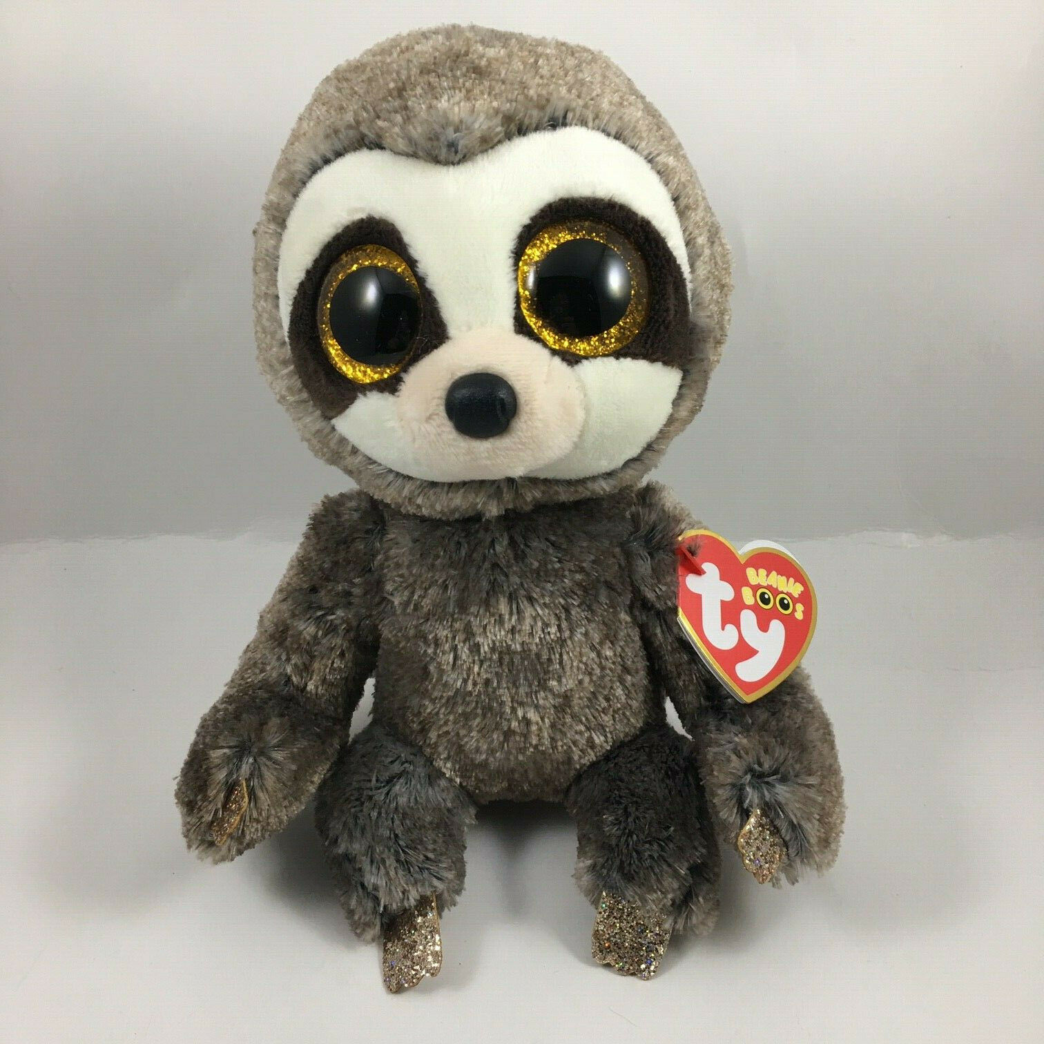 Ty Beanie Boos 6" Dangler The Sloth Plush Stuffed Animal Toy Mwmts Ty Heart Tags
